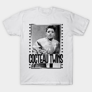 Cocteau Twins / 80s Styled Aesthetic Design T-Shirt